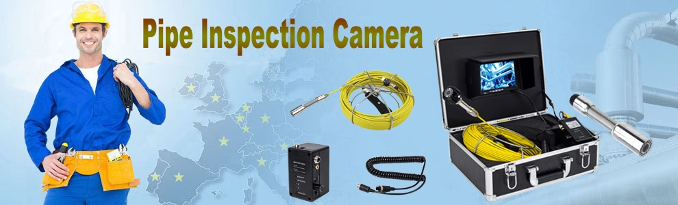 Industrial Drain Pipeline Inspection Camera with 23mm Camera Lens, 20/30/40/50m Cable