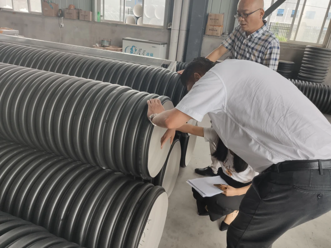 Sn4- Sn8 Drain Water HDPE Double-Wall Corrugated Pipe