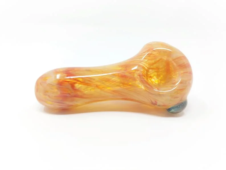 Durable Think Orange Glass Water Pipe Hookah Glass Smoking Accessories Glass Beaker Pipe