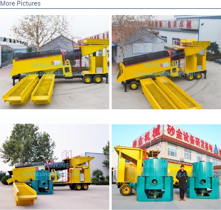 Alluvial Gold Mining Equipment/Washing Machine/Gold Trommel/Gold Processing Plant/Separator Machine/Mining Machinery