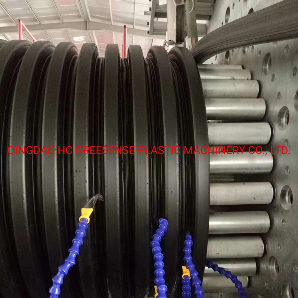 HDPE Air Cooling Plastic Dwc Pipe Extrusion Line/Double Wall Corrugated Pipe Extruder