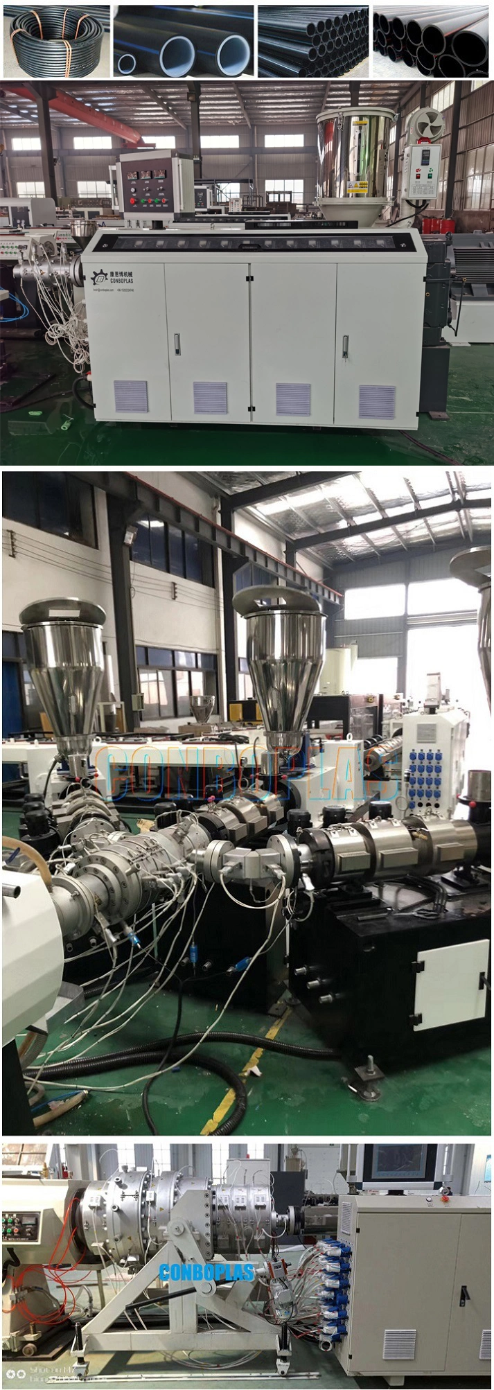 High Speed Plastic PE HDPE LLDPE LDPE Irrigation Water Energy Gas Pipe Tube Extrusion Production Line