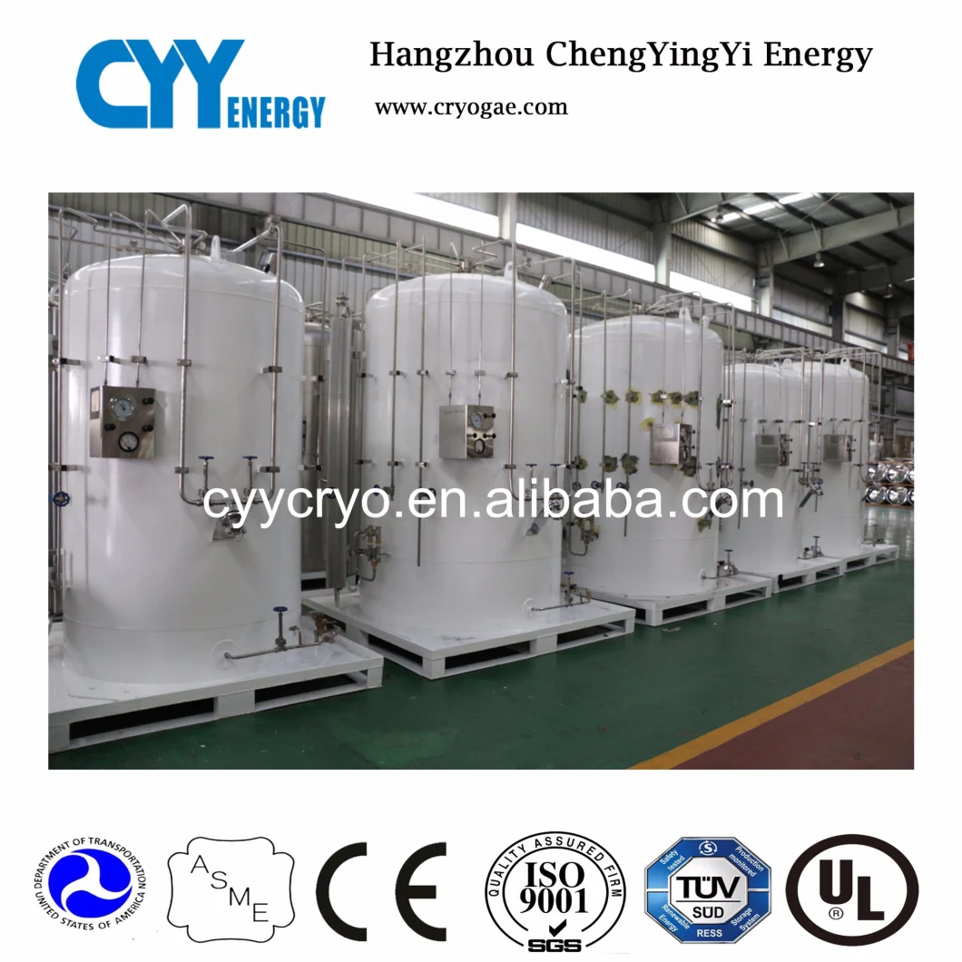Lox/Lin/Lar Industry Gas Cryogenic Storage Tank Liquid Oxygen/Nitrogen/ Argon Gas Tank Vessel