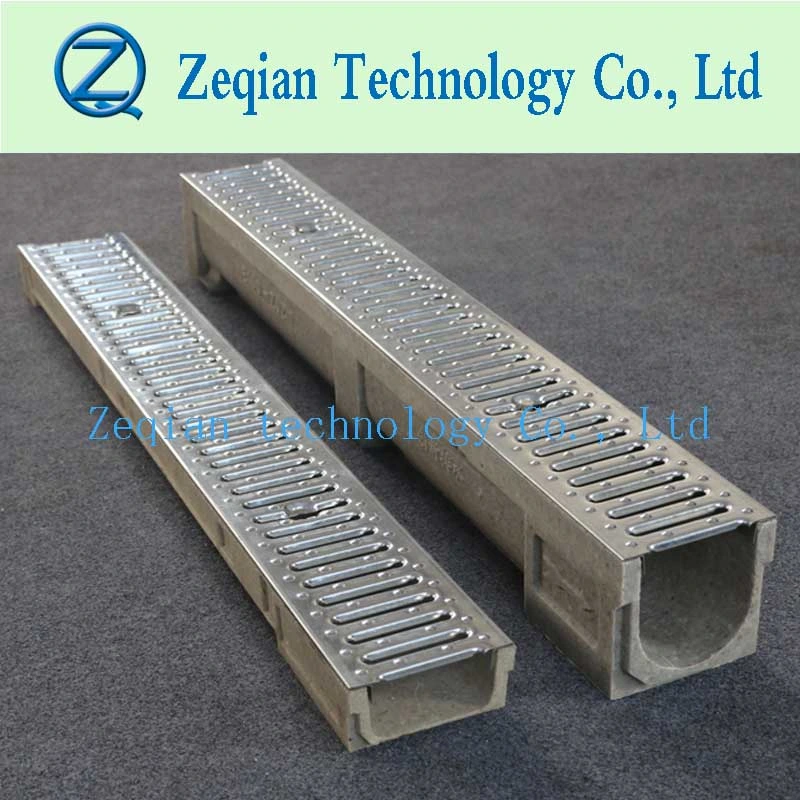 Polymer Concrete Drain Trench/Drain Channel with Stainless Steel Cover