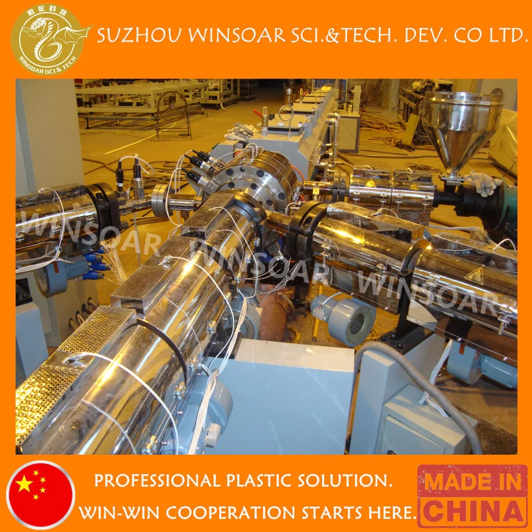 PE Pipe Extrusion Machine Line/HDPE Pipe Production Line/Plastic HDPE/LDPE /PPR Electricity Conduit Tube/ Water Sewage& Pressure Supply Pipe Line