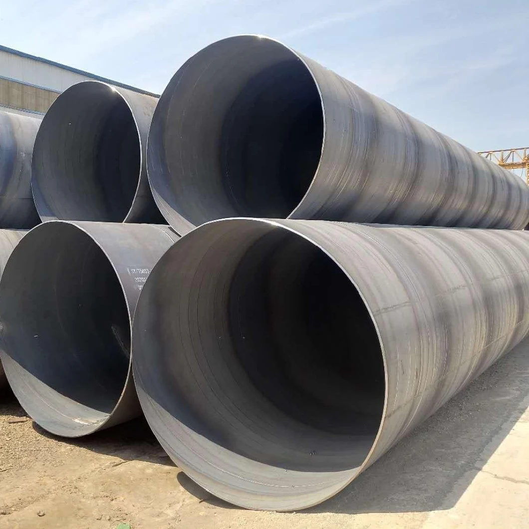 Carbon Steel Pipe Spiral Welded Pipe SSAW Pipe API 5L Standard Oil and Gas Pipe