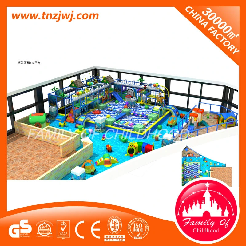 Galvanized Pipe Kids Soft Indoor Games Supply Indoor Playground Equipment
