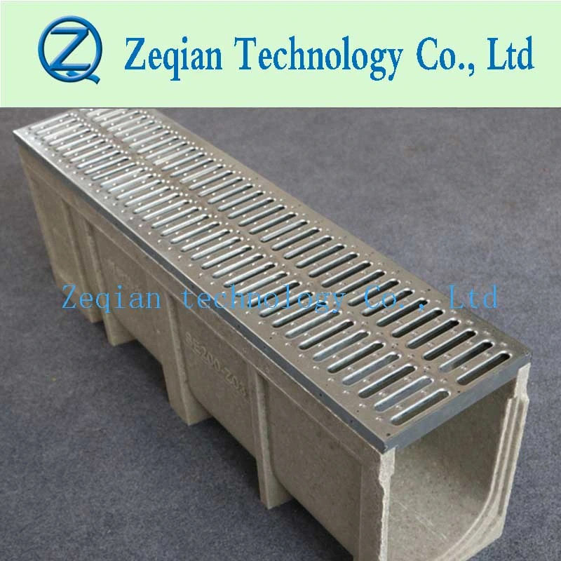 Polymer Concrete Drain Trench/Drain Channel with Stainless Steel Cover