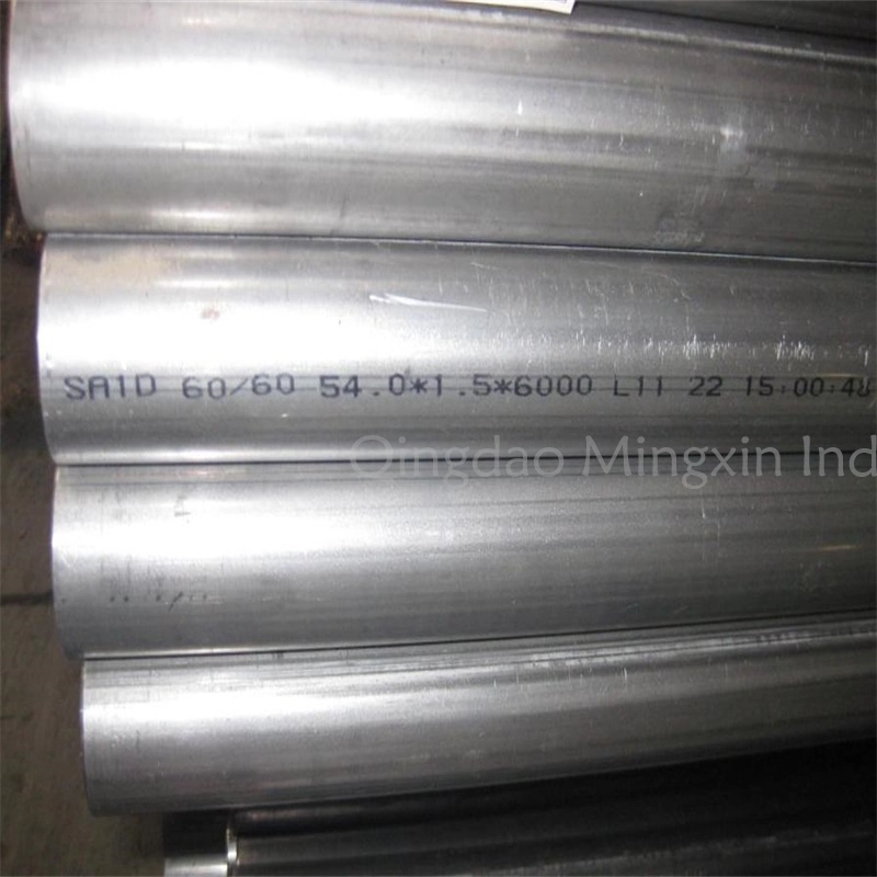 ERW Aluminum Coated Pipes with Aluminum Coating 120g