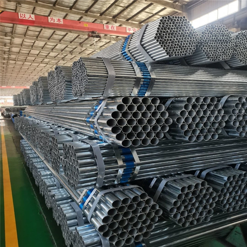 China Supplier Straight Seam Welded Pipe BS 1387 CS Galvanized Steel Pipe