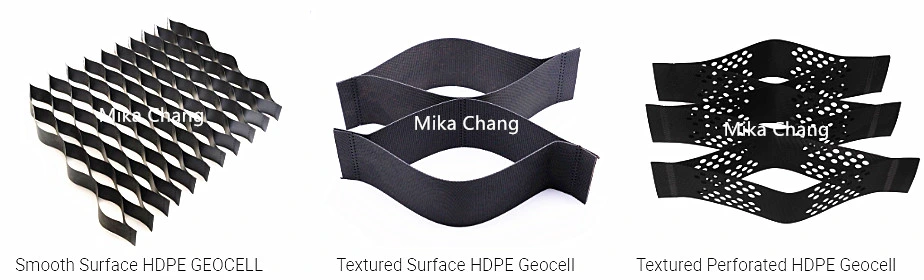 Smooth and Textured Surface Plastic HDPE Geocell for Support Pipeline and Sewer