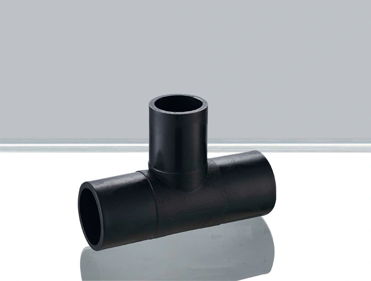Thermofusion HDPE Pipe Fitting SDR11 SDR17 PE Equal Tee 20-355mm
