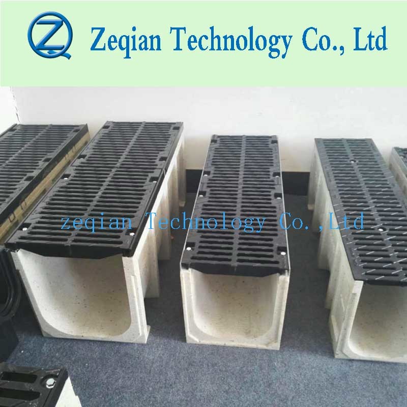U Type Trench Drain/Shower Drain/ Linear Drain with Metal Grate