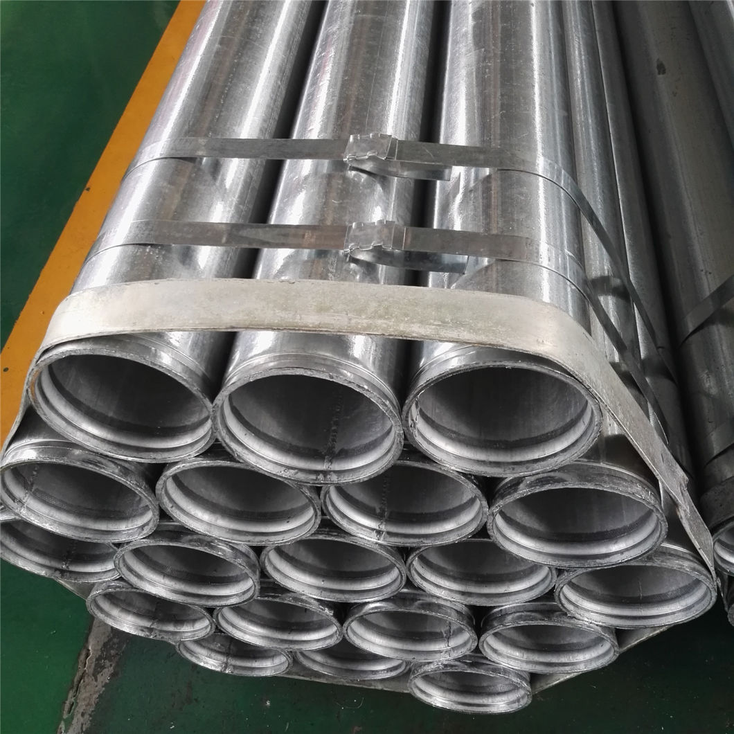 Circular Hollow Sections Galvanized ERW Pipe Used for Natural Gas, Petroleum, Water & Sewage, and Pipe Systems
