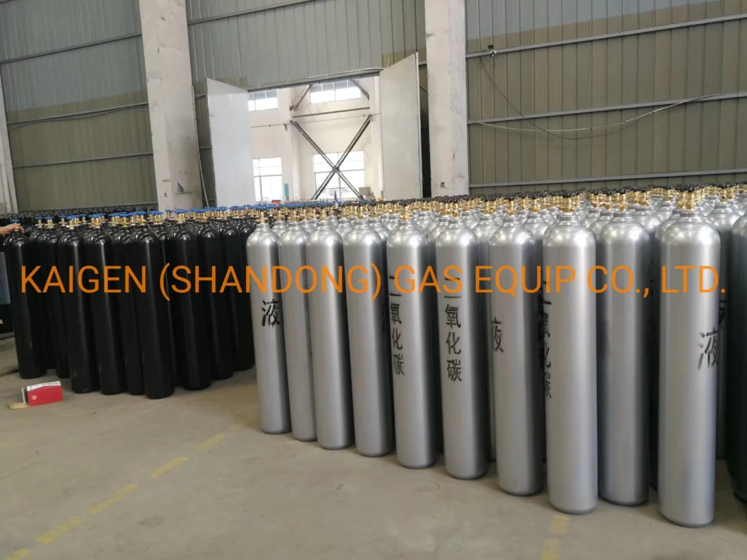 ISO9809-3 Std Gas Cylinder Filled with Oxygen Argon Gas Cylinder Nitrogen Gas Container