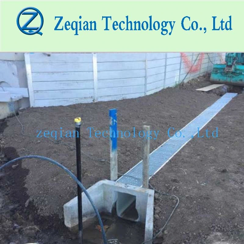 Metal Cover Polymer Trench Drain/Linear Drain/Shower Drain