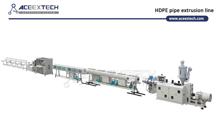 PE HDPE Pipe Extrusion Machine Production Line
