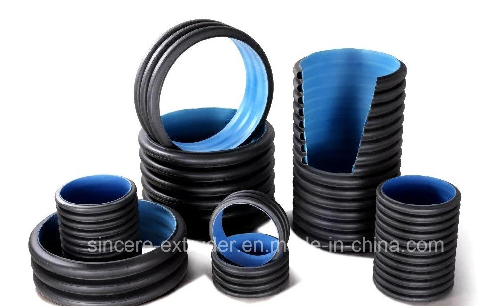Dwc HDPE Plastic Pipes Extruder Machinery\Drainage Pipe Production Line