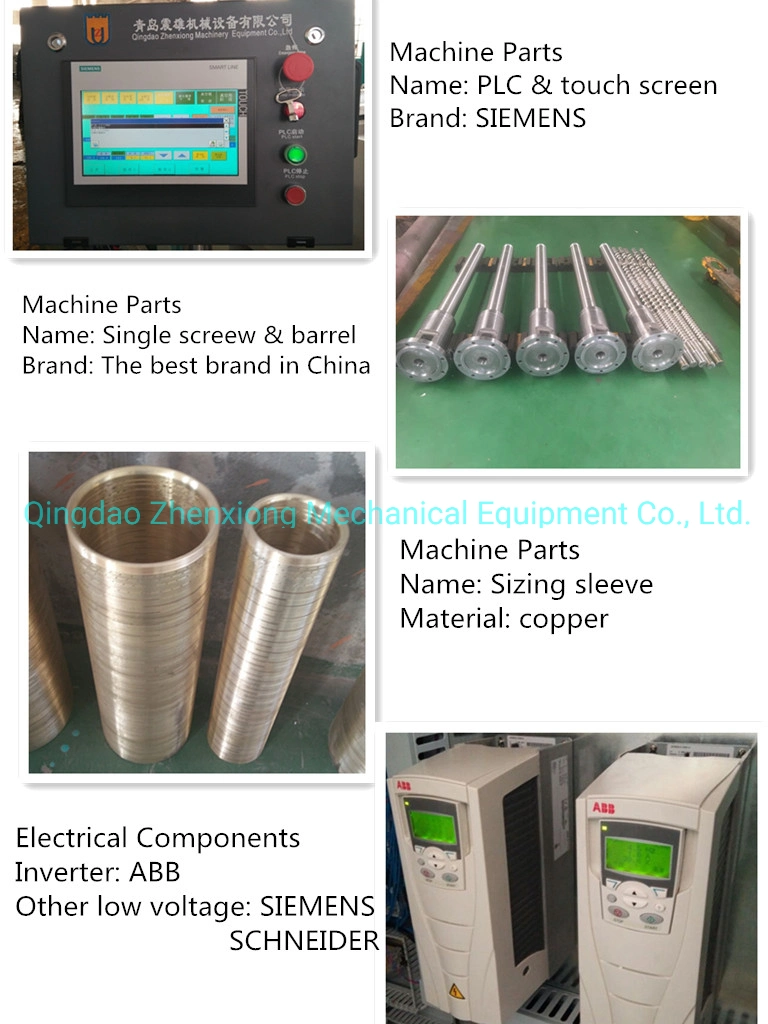 Energy Efficient PE Water Gas Supply Pipe Extruder Machine PE Pipe Production Line