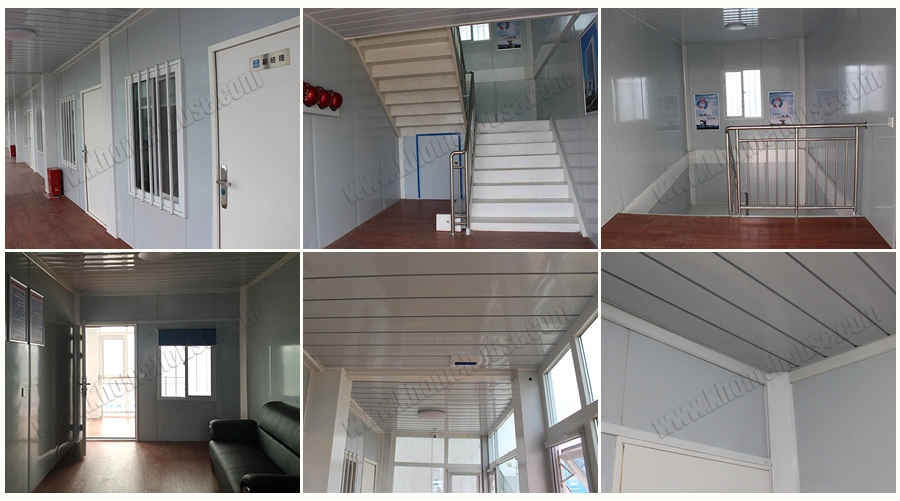 Temporary Site Office Accommodation Camp Container Prefabricated House for Oilfield/Gas/Pipeline Project