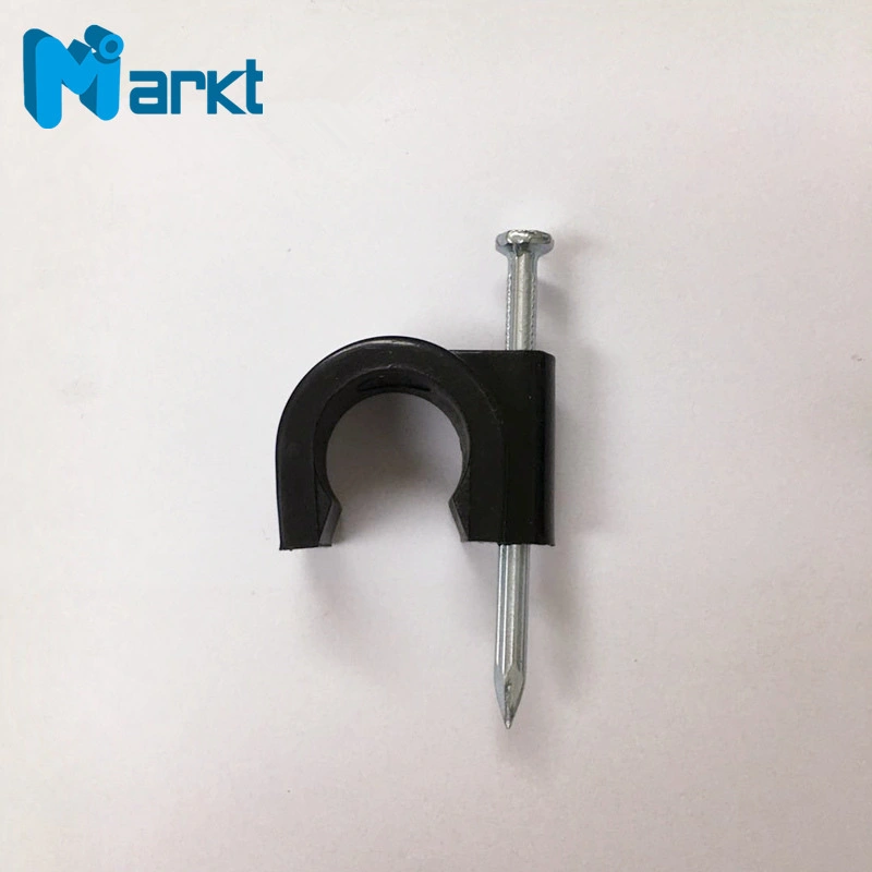 Pex Tube Clamp with Nail Gray Color Black Color