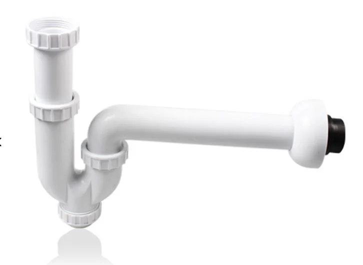 Kitchen Sinks Drainage Pipe, Basin Drain Siphon S Trap, Plastic Sinks Waste Drainage P Trap