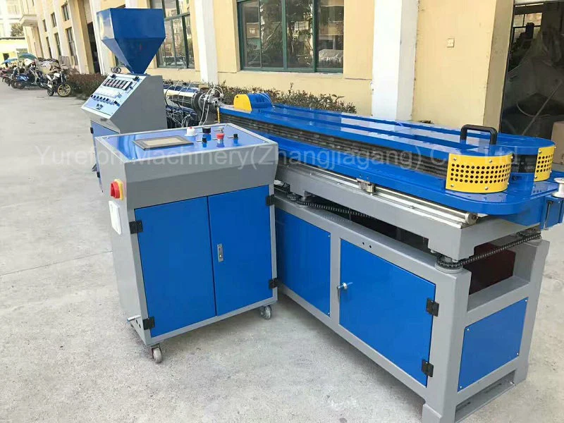 PE PP PVC Corrugated Pipe Extruder Line for Air Conditioning Condensate Water Drainage System