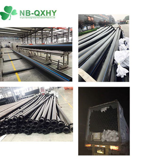 China Factory PE100 SDR11 Water Supply Pipe Polyethylene Black HDPE Pipe