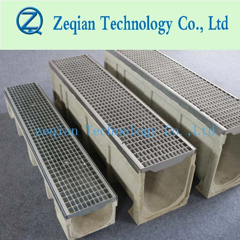 Polymer Concrete Drain Trench/Drain Channel with Stainless Steel Cover