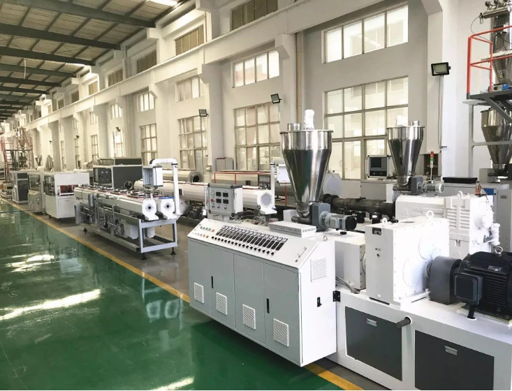 HS Sjsz65/132 Twin Screw Extruder PVC Pipe Machine for Drain Pipe