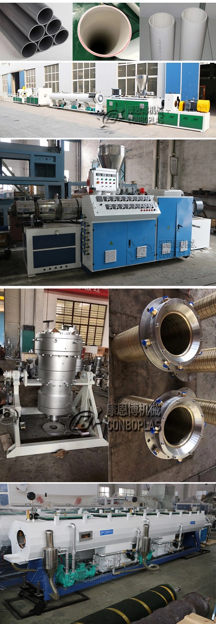 Plastic Extruder Machine PVC Drainage Sewer Water Electrical Conduit Tube Extrusion Production Line