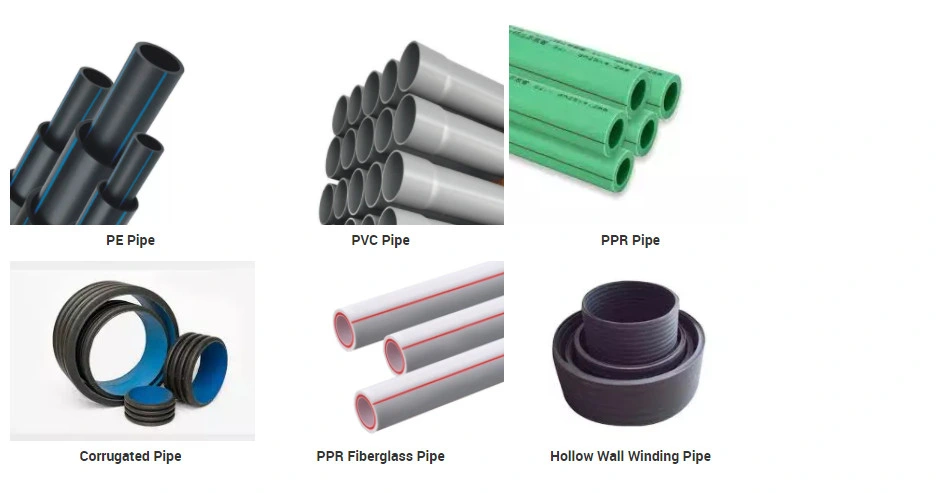 HDPE/PVC Double Wall Corrugated Pipe and PVC Ribbed Pipe Machine