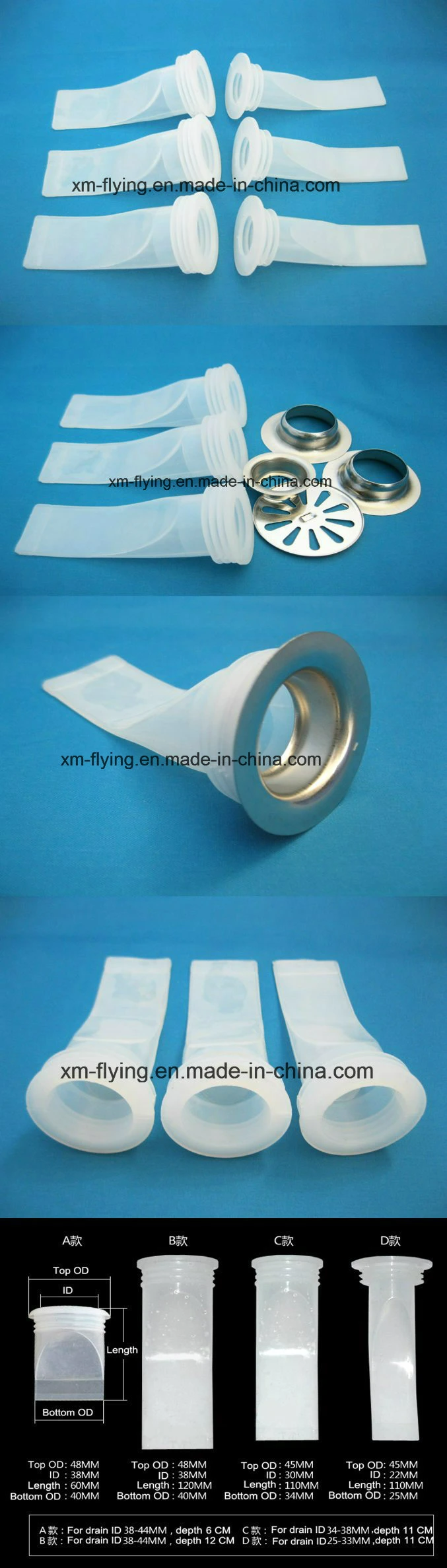 Customized Anti-Odour Pest Protection Silicone Floor Drain Duckbill Check Valves for Bathroom Sewer