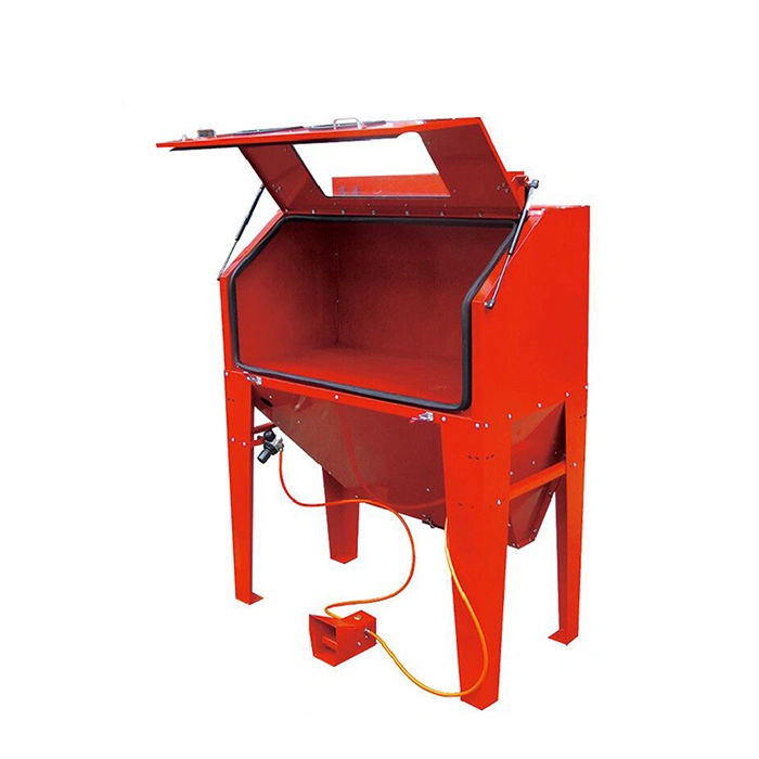 Sandblasting Machine 420L, Industrial Wet Water Blasting Cabinet