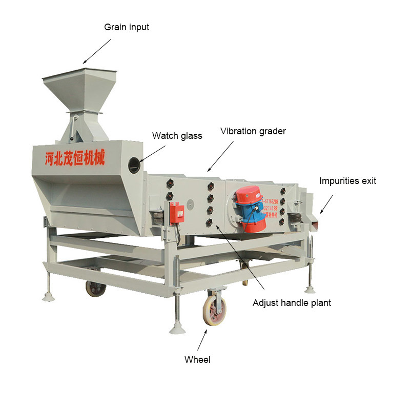 Grain and Stone Separating Grain Separator Grader Machine