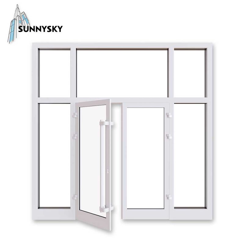 Customized Large Aluminum Energy Saving Screen Casement Windows with Glazing Meaning