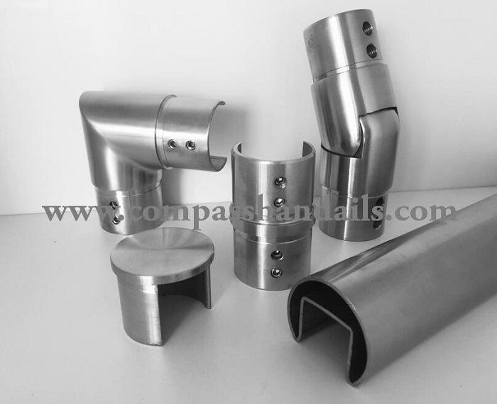 Stainless Steel Baluster and Railing Handrail Connector Elbow