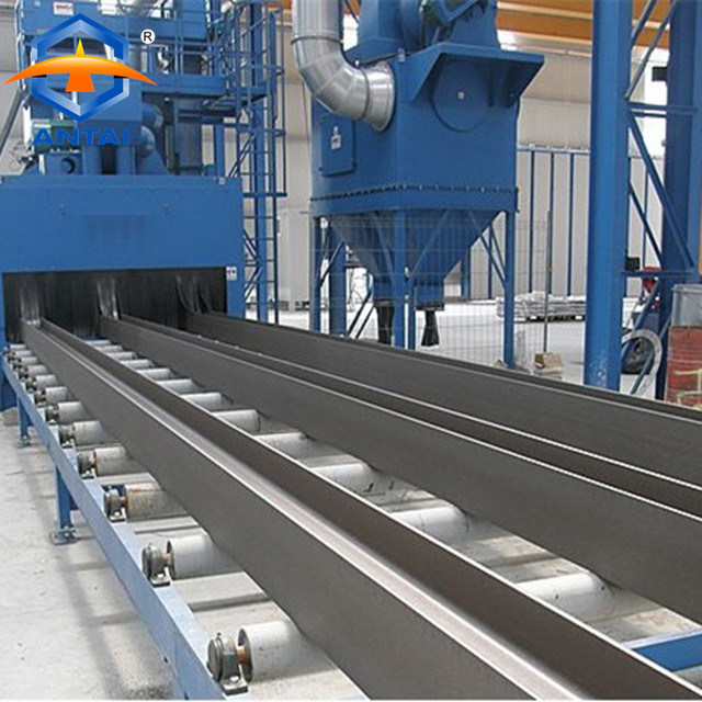 Q69 Roller Conveyor Shot Blasting Machine for H Beam Structural Steel
