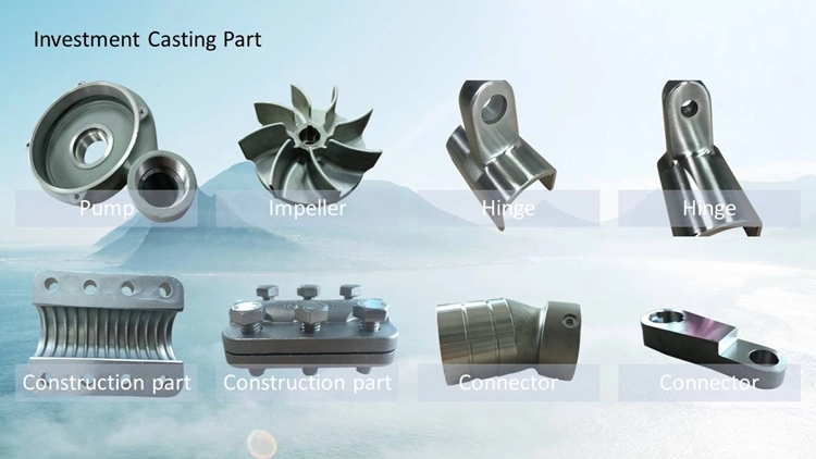 Precision Steel Investment Casting Steel Flange Coupling with Shot Blasing