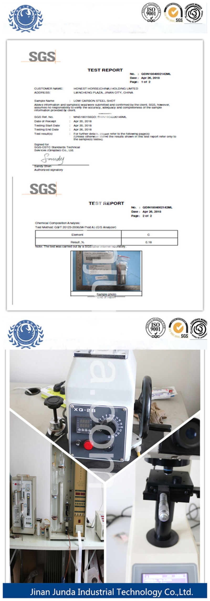 Steel Shot S390/Low Carbon Steel Shot for Sandblasting