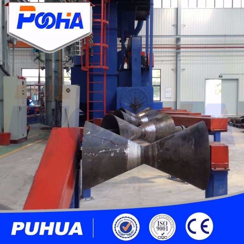 Large Steel Pipe Outer Surface Shot Blasting Equipment