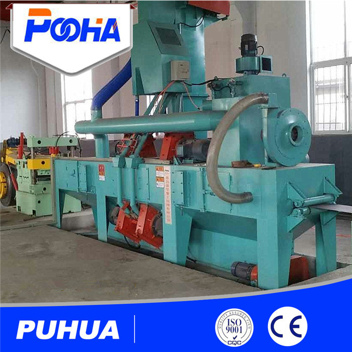 Steel Strip Belt Abrasive Blasting Turbine Shot Blasting Machine