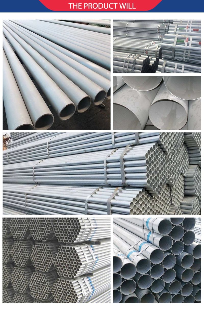 Ms Steel Pipe 280mm Galvanized ERW Steel Tube Price