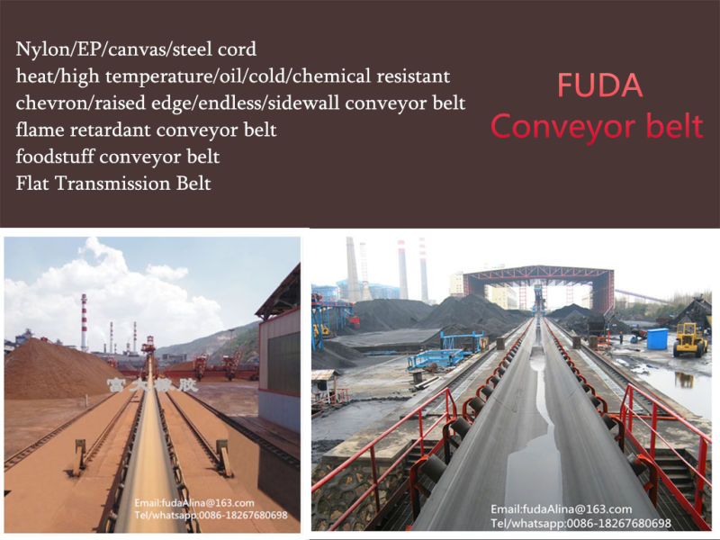 Canvas Heat Resistant Hr Conveyor Belt for Steel Plant