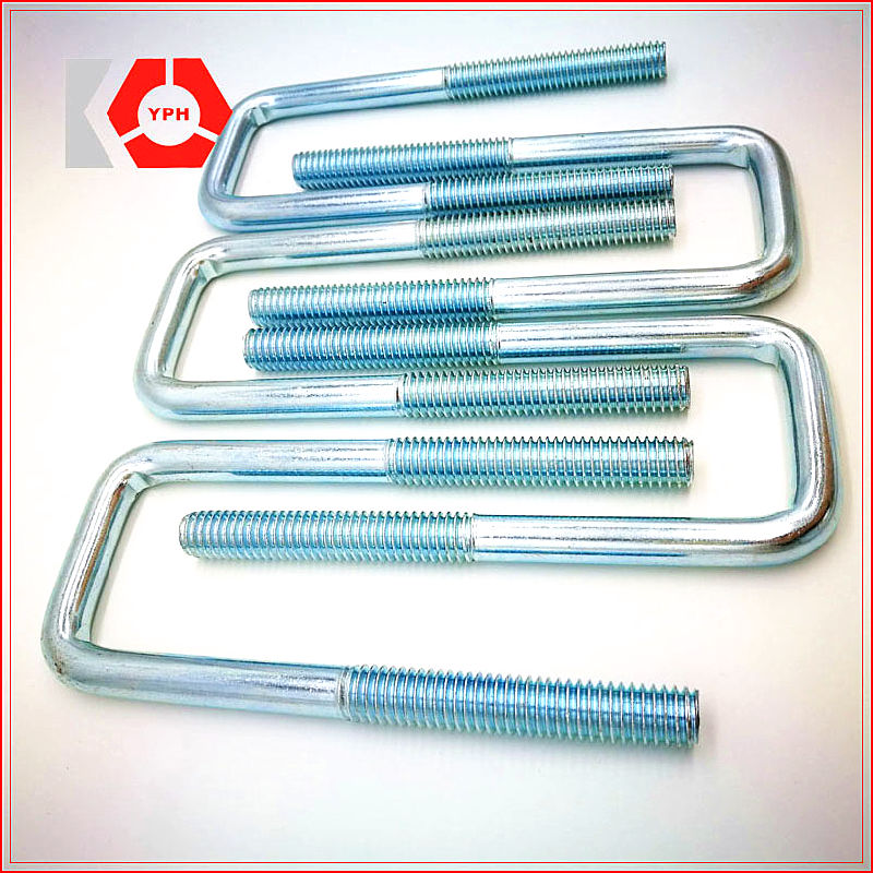Grade 4.8, 8.8 High Quality U Bolt Alloy Steel with Washer and Nut