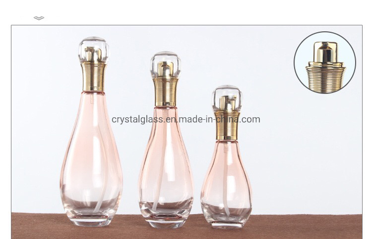 Wholesale Glass Bottle in Drop Shap for Cosmetic Packaging