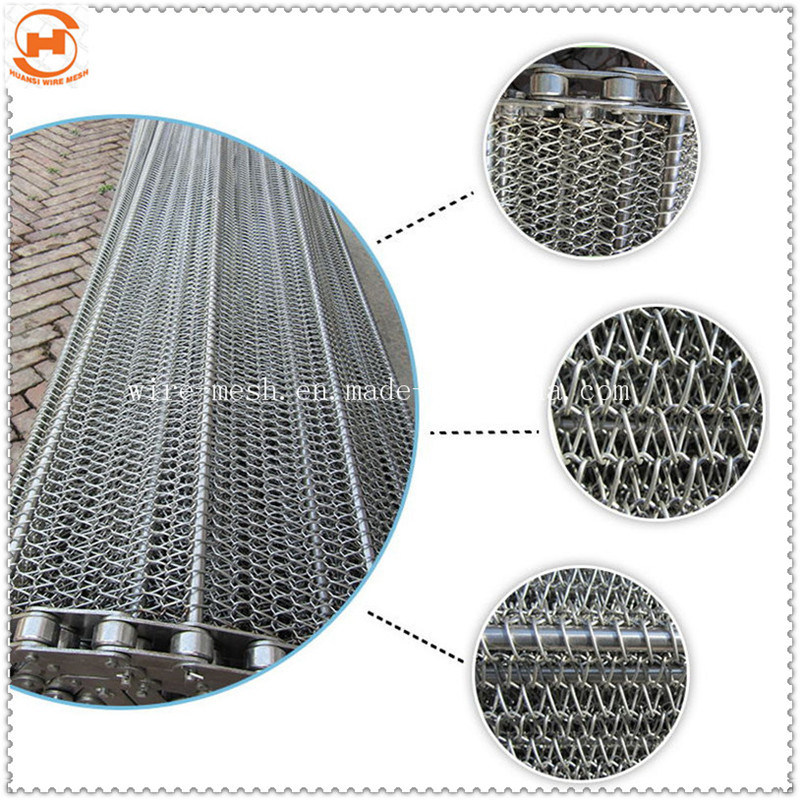 Stainless Steel Conveyor Wire Mesh for Washing, High Temperature Processing
