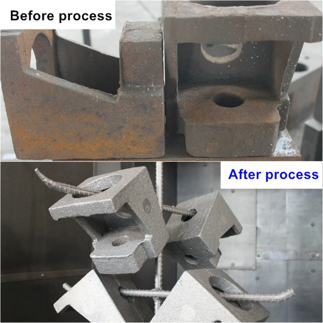 LPG Cylinder and Steel Work Piece Cleaning Hanging Chain Type Shot Blasting Machine