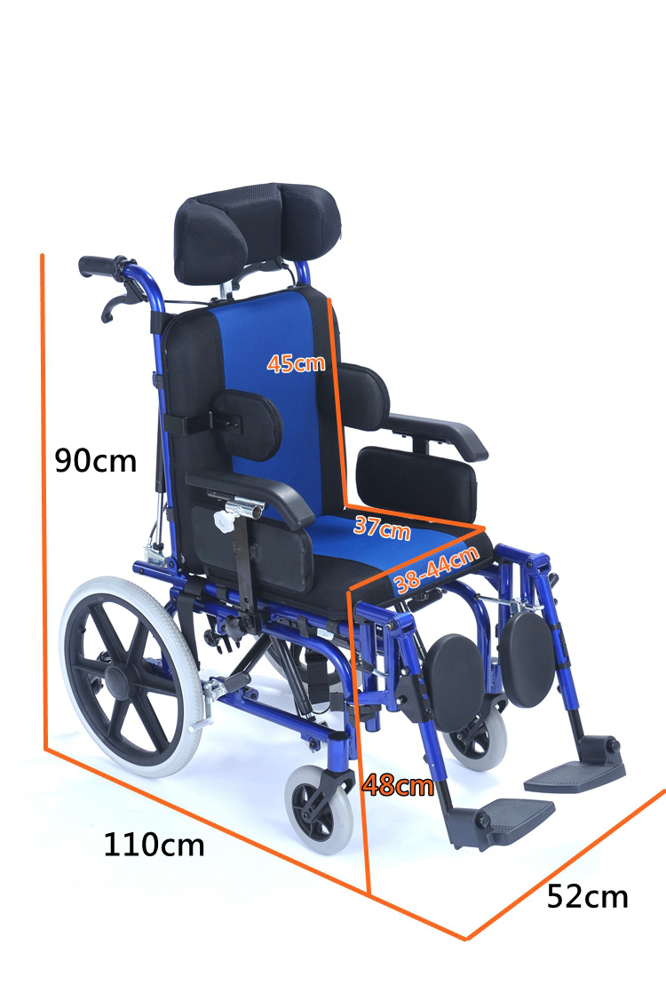 Aluminum Alloy Cerebral Palsy Adjustable Wheelchair (THR-CW958L)