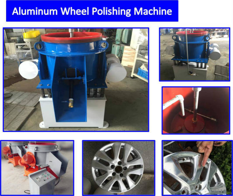 Aluminum Aluminium Alloy Wheel Vibration Polishing Machine